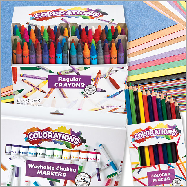 Colorations Washable Mini Markers Classroom Value Pack - Set of 200 