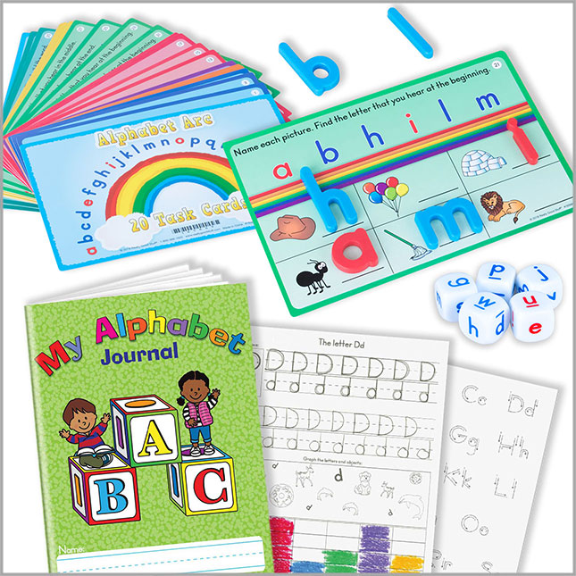 Letter Recognition Task Cards [Task Box] by Wink Smile Learn
